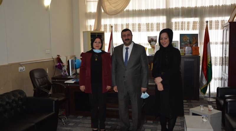 مكتب مجلس النواب في زاخو يبحث مع ممثلية وزارة التربية في أقليم كردستان تقديم الدعم لمدارس النازحين