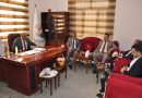مدير عام دائرة الشؤون النيابية حيدر جاسم مثنى يزور مكتب مجلس النواب مقر الانبار