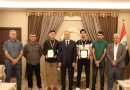 رئيس لجنة حقوق الإنسان يكرم الفائزين من كركوك في البطولة العربية لكرة الطاولة
