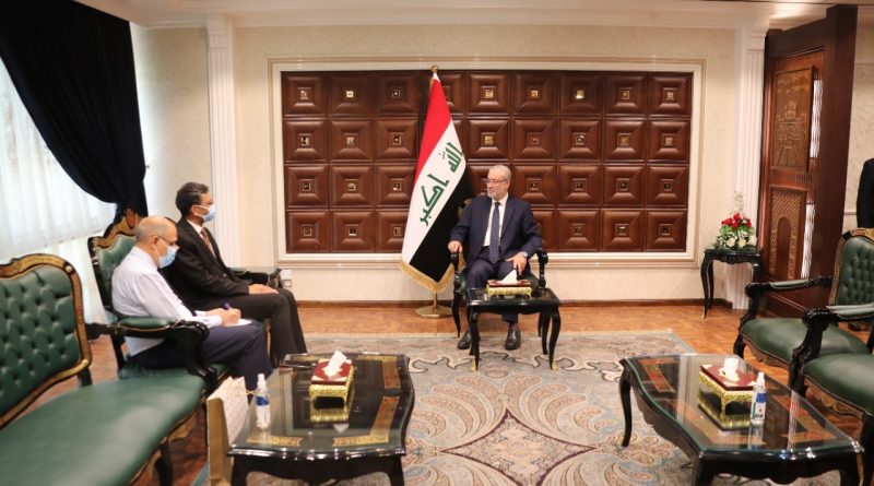  Al-Haddad discusses with the Indian ambassador in Baghdad the importance of strengthening bilateral relations between the two countries, and increasing the volume of economic and health cooperation.